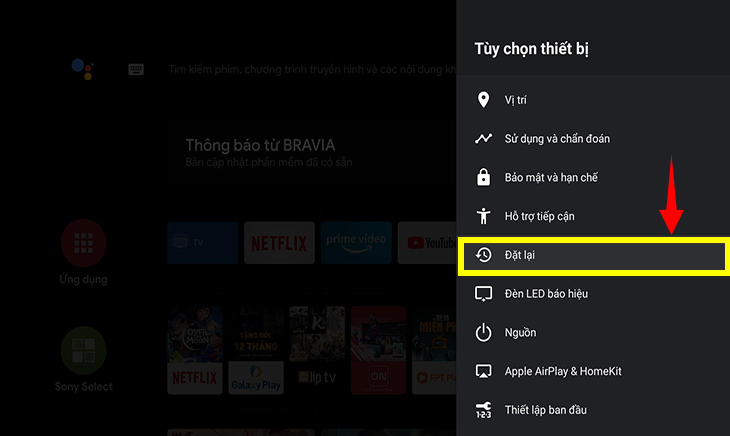 các bước chặn quảng cáo trên tivi sony (3)