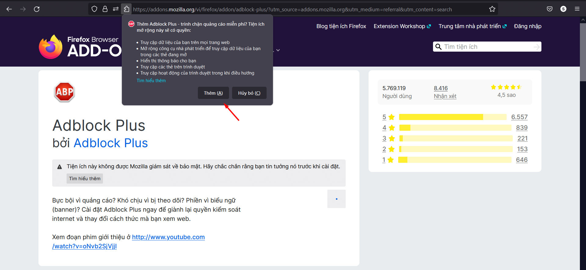 các bước cài đặt AdBlock Plus (1)