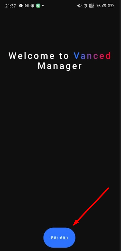 cách cài đặt Vanced manager 3