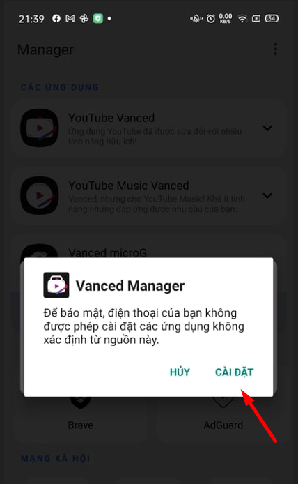 hướng dẫn sử dụng vanced manager
