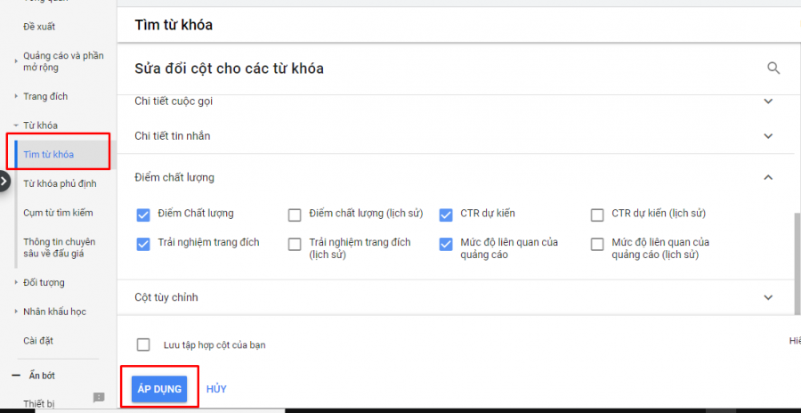 Cách kiểm tra điểm chất lượng