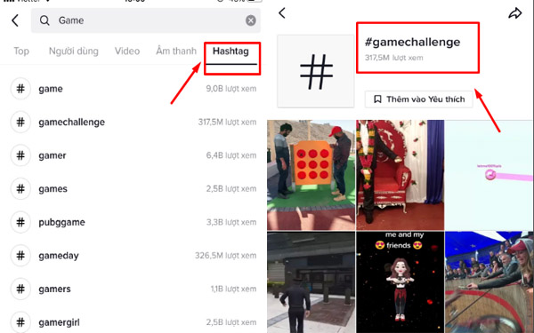 hashtag tiktok trending