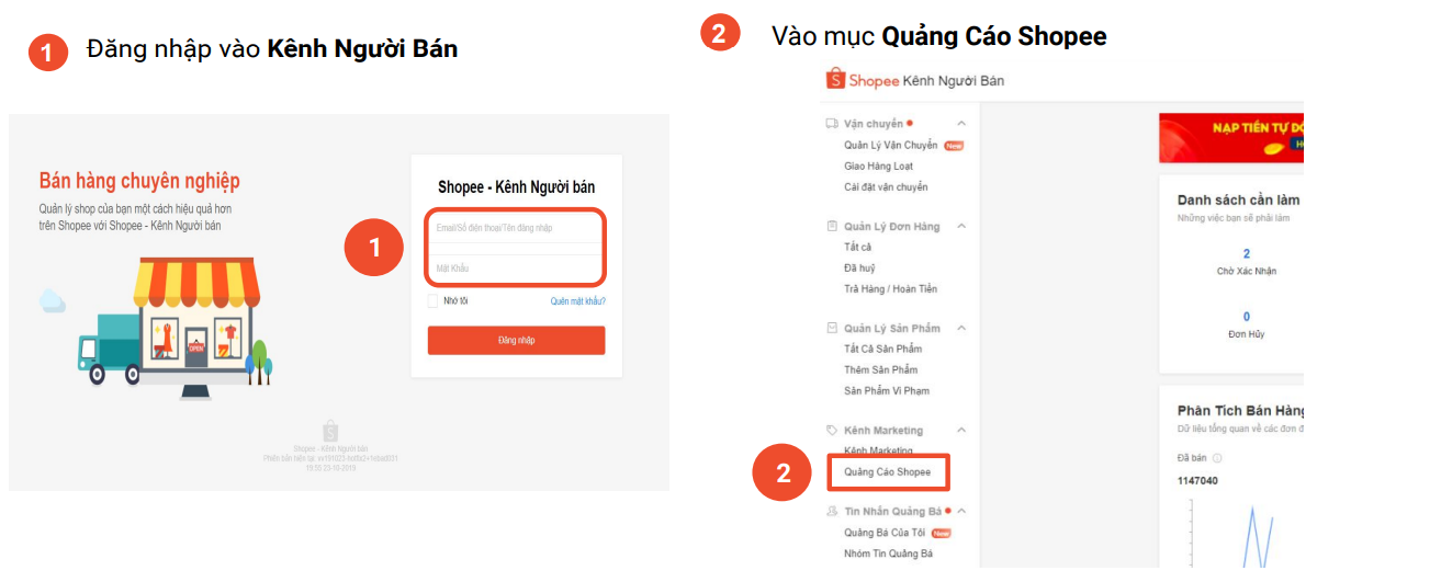Cách chạy quảng cáo Shopee