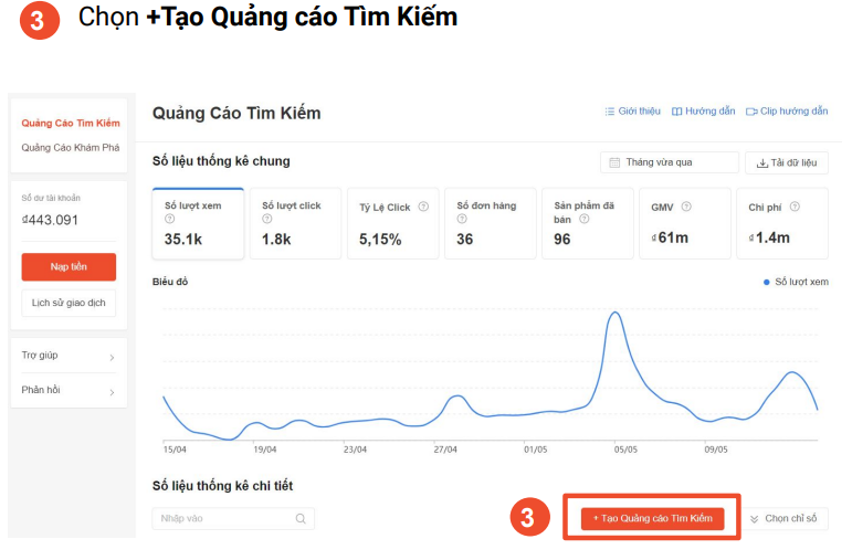 thiết lập quảng cáo shopee H2