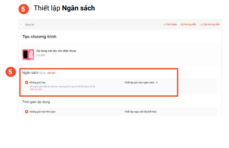 Cách chạy quảng cáo Shopee h4