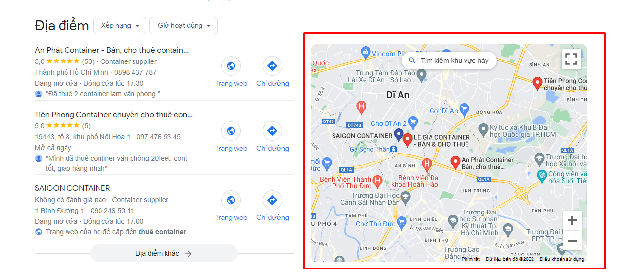 bản đồ địa điểm