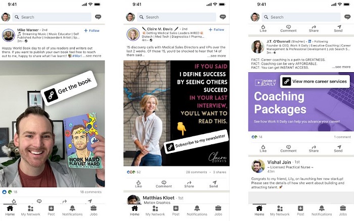 In-Image Links LinkedIn