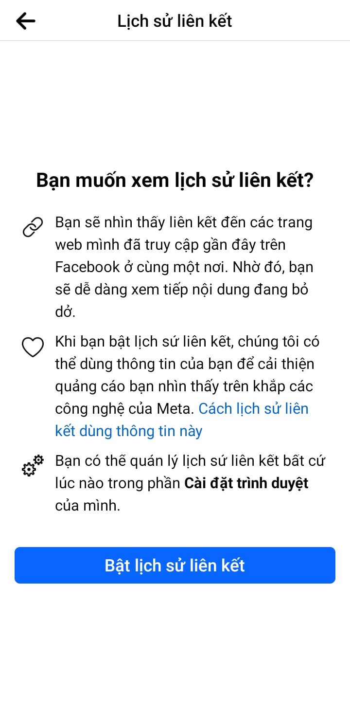 Lịch sử liên kết