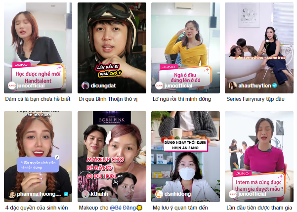 Nội dung chia sẻ kiến thức trên Tiktok - Media Gyancy