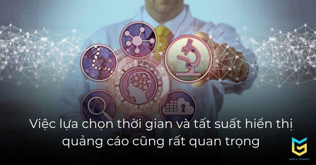 Việc lựa chọn thời gian và tất suất hiển thị quảng cáo cũng rất quan trọng
