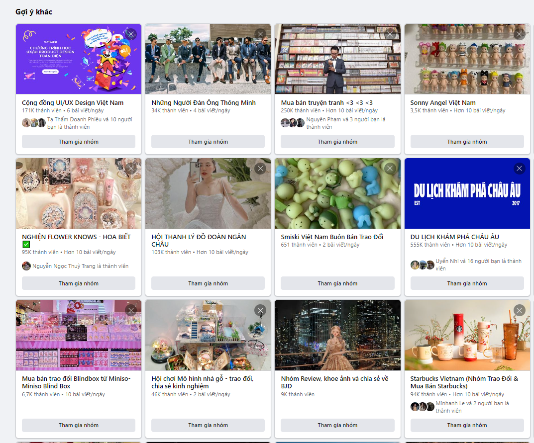 Tính năng Facebook Groups
