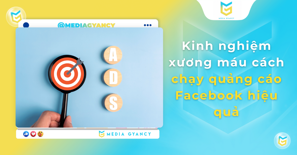 Kinh nghiệm chạy quảng cáo Facebook hiệu quả "Content Is King" - nội dung quảng cáo sáng tạo, ấn tượng Giữa hàng ngàn quảng cáo xuất hiện mỗi ngày trên Facebook, làm thế nào để quảng cáo của bạn "nổi bần bật" và thu hút sự chú ý của khách hàng mục tiêu? Câu trả lời nằm ở nội dung quảng cáo! Hãy đầu tư vào việc xây dựng nội dung quảng cáo sáng tạo, ấn tượng, đánh trúng "insight" khách hàng. Sử dụng ngôn ngữ gần gũi, dễ hiểu, hình ảnh đẹp mắt, video thu hút để tạo ấn tượng mạnh mẽ với người xem ngay từ những giây đầu tiên. Đừng quên kêu gọi hành động rõ ràng, "dụ dỗ" khách hàng click vào quảng cáo của bạn bằng những lợi ích hấp dẫn, "không thể chối từ". Để hiểu rõ bí kíp xây dựng nội dung quảng cáo Facebook “ăn tiền”, bạn hãy xem thêm ở bài viết: Sử dụng hình ảnh/ video chất lượng cao Trong thời đại mà hành vi của con người hầu như ưa chuộng những thứ nhanh, lẹ, lướt trong tích tắc như hiện nay, hình ảnh/video chính là "vũ khí tối thượng" giúp bạn hạ gúc khách hàng trong tích tắc. Hãy lựa chọn những hình ảnh/video chất lượng cao, bắt mắt, truyền tải thông điệp rõ ràng, "gây tò mò" cho người xem. Đừng quên tối ưu kích thước hình ảnh/video cho phù hợp với từng vị trí hiển thị quảng cáo để "ăn điểm" với thuật toán của Facebook. Liên tục thử nghiệm và đánh giá Không có công thức chung nào cho tất cả các chiến dịch quảng cáo Facebook. Điều quan trọng là bạn phải liên tục thử nghiệm, "thử và sai" để tìm ra "công thức" phù hợp nhất cho doanh nghiệp của mình. Hãy thử nghiệm các yếu tố khác nhau như: đối tượng mục tiêu, nội dung quảng cáo, hình ảnh/video, vị trí hiển thị, ngân sách,... và theo dõi sát sao hiệu quả của từng phiên bản quảng cáo. Từ đó, bạn sẽ biết được đâu là kết quả mang lại hiệu quả tốt nhất và tập trung đầu tư vào nó. Bắt đầu với ngân sách nhỏ Nếu bạn là người mới bắt đầu chạy quảng cáo, đừng nên “tất tay” cho một chiến dịch quảng cáo mà bạn chưa chắc chắn là sẽ cho ra kết quả tốt. Hãy bắt đầu từ từ với những con số nhỏ, khoảng 100K/ngày để bạn có thể đánh giá và theo dõi những diễn biến kết quả quảng cáo tiếp theo. Nếu bài viết, hình ảnh, video đó thực sự thu hút được khách hàng và cho ra kết quả tốt, bạn có thể tự tin chi nhiều hơn để đẩy mức độ hiệu quả của bài viết này lên tối đa. Theo dõi, đo lường và tối ưu hiệu quả chiến dịch liên tục Chạy quảng cáo Facebook không phải là "việc một sớm một chiều". Bạn cần liên tục theo dõi, đo lường và tối ưu hiệu quả chiến dịch dựa trên các số liệu thống kê mà Facebook cung cấp. Hãy phân tích kỹ lưỡng các chỉ số như: lượt tiếp cận, lượt tương tác, lượt click, tỷ lệ chuyển đổi,... để "bắt bệnh" cho chiến dịch của mình và điều chỉnh phù hợp. Chạy quảng cáo Facebook không phải "con đường trải đầy hoa hồng" nhưng cũng không phải "bài toán hóc búa" nếu bạn nằm lòng những kinh nghiệm xương máu trên mà Media Gyancy đã chia sẻ. Hãy kiên trì, nhẫn nại và không ngừng thử nghiệm, học hỏi để trở thành bậc thầy trong lĩnh vực Facebook Ads, chinh phục mọi đỉnh cao kinh doanh! Meta Description: "Đốt tiền" vào Facebook Ads mà không ra đơn? Bài viết "bóc trần" bí kíp chạy quảng cáo Facebook hiệu quả từ A-Z, giúp bạn "thâu tóm" khách hàng, "bùng nổ doanh thu" như "chuyện thường ngày ở huyện"!
