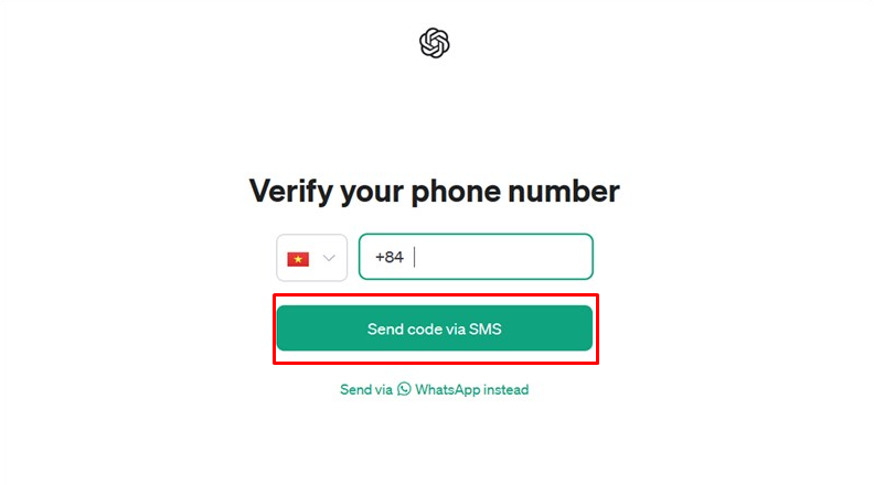 Đăng ký tài khoản ChatGPT bước 6