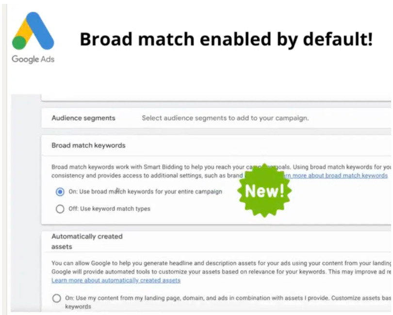 Chế độ Broad Match