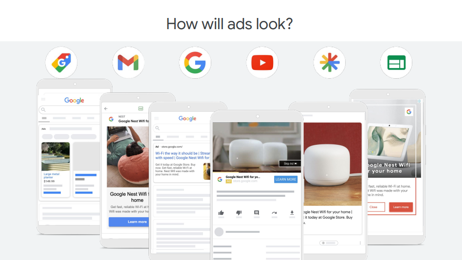 Cách dịch vụ quảng cáo Google Performance Max hiển thị trên Google